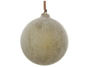 Kerstbal groen/goud