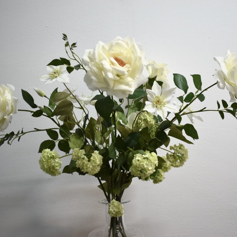 kunstboeket-grote witte-rozen