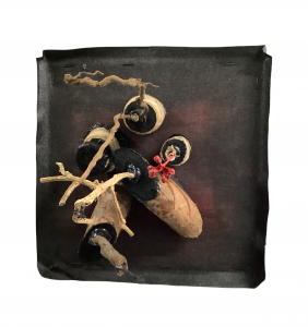 Wandobject natuurlijke materialen