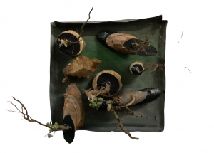 Wandobject 1 natuurlijke materialen